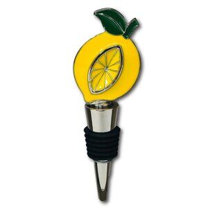 Tommy Bahama Bottle Stopper Metal Lemon Slice Citrus Wine